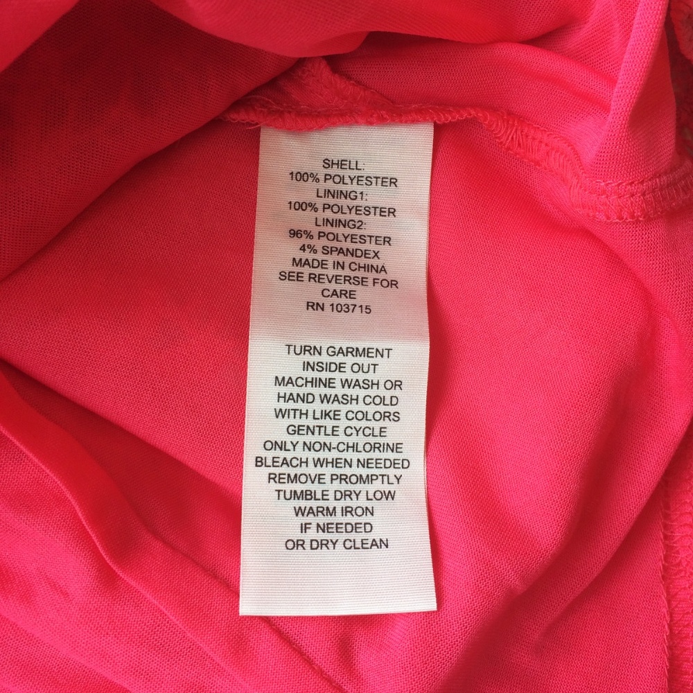 Nanette Lepore Sleeveless Lace Top Bright Pink NWT - Picture 7 of 7